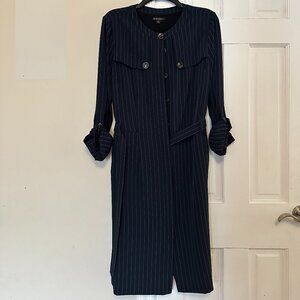 Brooks Brothers Pin Stripe Button Down Dress Size 12